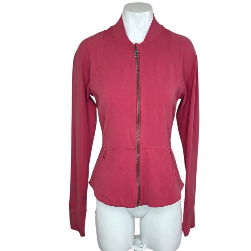 Lululemon The Ease Jacket, Vintage Rose, Nulu, Full Zip, Lightweight, Size 4